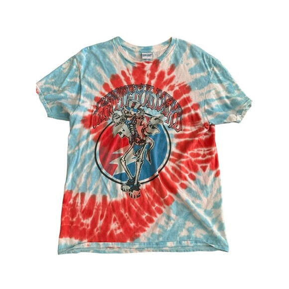 Retro Grateful Dead Junk Food Tie Dye T Shirt Mens Size Small‎ - Picture 1 of 6